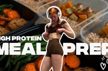 EASY HIGH PROTEIN MEAL PREP IDEAS | healthy, macro friendly recipes