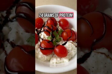 CAPRESE SALAD with Cottage Cheese! High Protein, Low Fat, Low Calorie Recipe~ #highprotein #lowfat