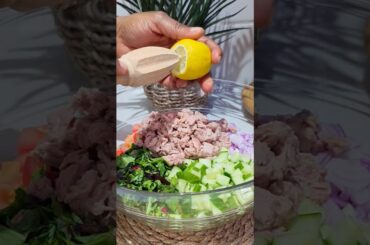 Healthy Tuna Salad Recipe #salad #shorts