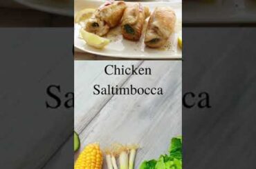 Healthy Food Recipes Low Calorie | Chicken Saltimbocca For Diet Plan & Diabetes | #shorts #Chicken