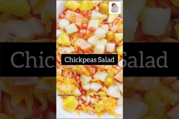 Chickpeas Salad with Paneer Dressing | Healthy Recipe #healthyeating #healthyfood #fruit