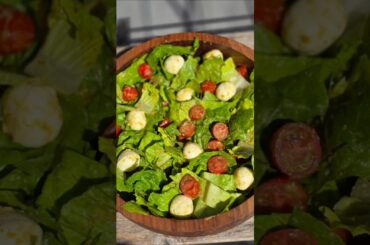 Easy Pesto Salad Recipe | 5-Min Healthy Lunch Idea!                      #easyrecipe #asmr #foodie