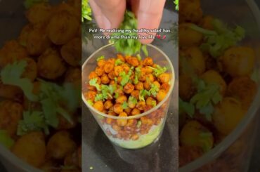 Spicy Chhole Salad That Feels Like a Cheat Meal |High Protein, Weight Loss Friendly & Desi Approved!