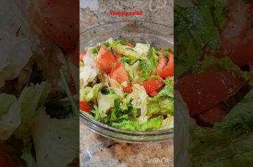 Tomatoes and green salad #tomatoessalad #saladshorts #healthysalad #healthyrecipe #greensalad