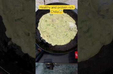 Protein rich Chilla! Dal chilla! Healthy! #reels #food #chilla #proteinrichfood #weightloss #recipe
