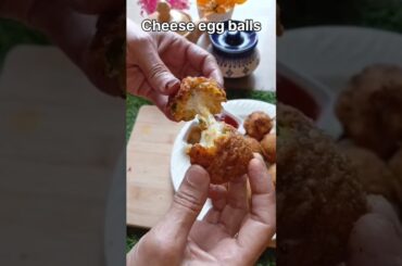 Cheesey potato balls #shorts #youtubeshorts #breakfast #cheese