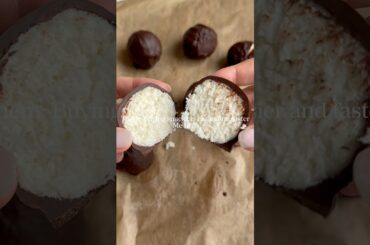 Healthy no-bake bounty balls! #snack #recipe #healthysnack
