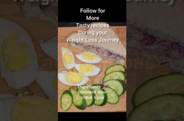 18g Protein Sandwich recipe | Healthy nashta | Rajma / Lobia sandwich #shorts #kainatabbas #food