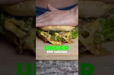 Cheesy Chimichurri Protein Burger! #fatloss #musclegain #healthyrecipes