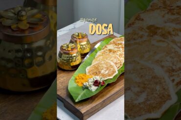 Healthy Recipes: How to Make Light & Crispy Sponge Dosa #shortvideo #vivia alvideo a