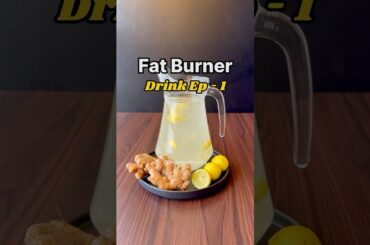 Ep- 1 Fat Burner Drink Lemon Ginger Detox Water #shorts #youtubeshorts #ashortaday #fatburner #detox