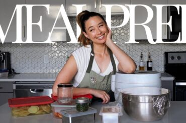 One Hour Meal Prep | healthy & easy recipes | aja dang