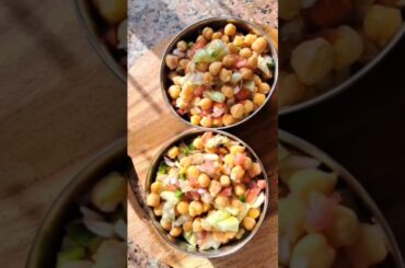 Chickpea salad recipe. Healthy snacks recipe. #food #trending #viralvideo #cooking #shorts