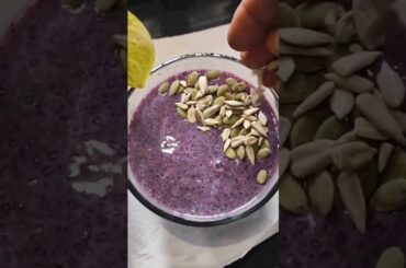 Blue Berry Chia Seeds pudding#healthy #tasty #breakfast #special #recipe #ritzcooking #berry #fruit