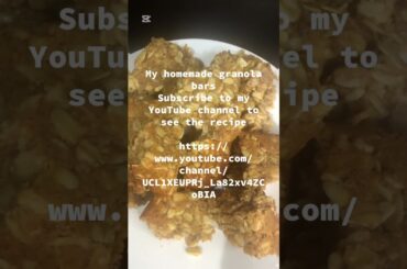 Granola bars making #healthyrecipes #easyhealthyrecipe try watch the long video #healthy-recipes