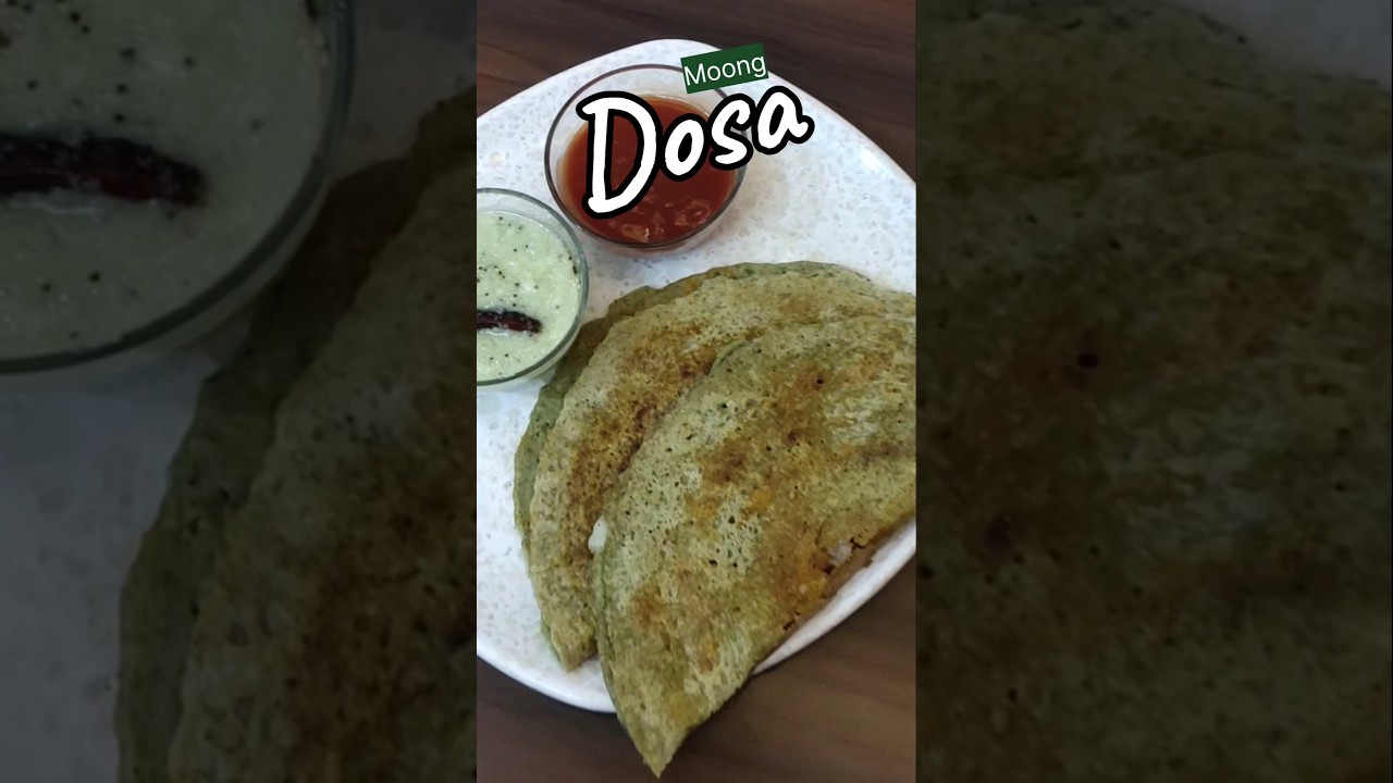 Green Moong Dosa Recipe | Healthy High Protein Breakfast | Evening Snack Idea #shorts #youtubeshorts Green Moong Dosa Recipe | Healthy High Protein Breakfast | Evening Snack Idea #shorts #youtubeshorts