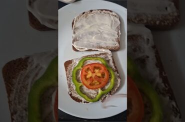 bread simple snack #yummy #brownbread #healthy #homemade #snack #viralvideos #shortvideos