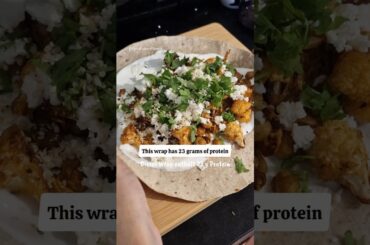 #highprotein Chickpea wrap in 30 minutes | Ep2 #healthy #lunch recipe with #german Supermarket finds