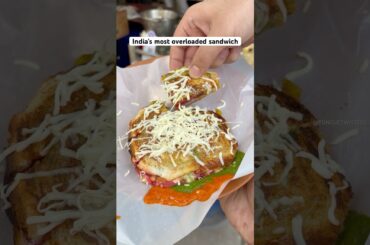 India’s most overloaded veg grilled cheese sandwich | Mumbai sandwiches | Indian street Food