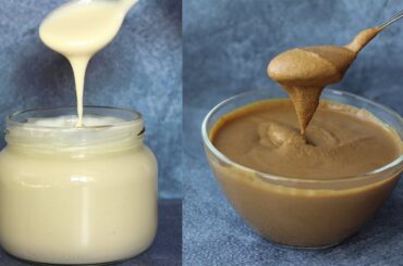 HEALTHY condensed milk! 2 low calorie sugar free recipes!