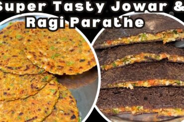 Gluten Free Jowar & Ragi Paratha Recipes | 2 Healthy Weight Loss Masala Paratha | Millet Recipes