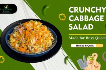 Cabbage Apple Walnut Salad Recipe | Fresh, Fast & Delicious