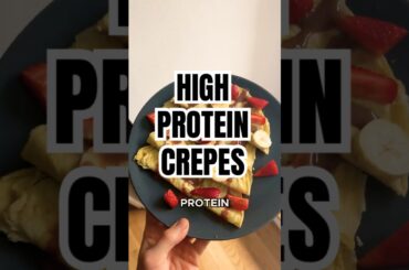 High Protein Crepes Recipe #highprotein #recipe #highproteinbreakfast #crepes