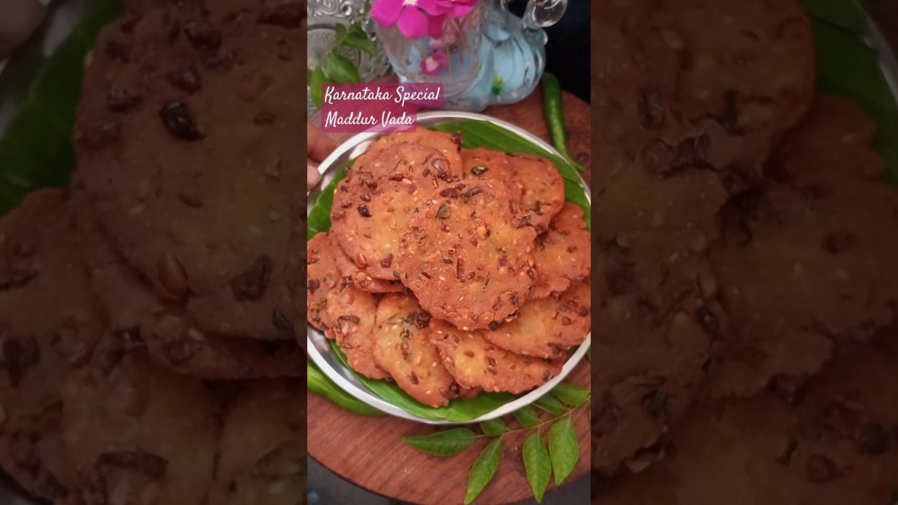 Maddur Vada #food #shorts #trending #healthy snacks #vada #maddur vada #viral shorts Maddur Vada #food #shorts #trending #healthy snacks #vada #maddur vada #viral shorts