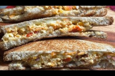 Instant veg Crispy sandwich | How to make healthy sandwich in a minute | Sandwich recipe