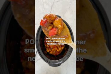 Slow cooker healthy sticky chicken recipe. #slowcookerrecipes