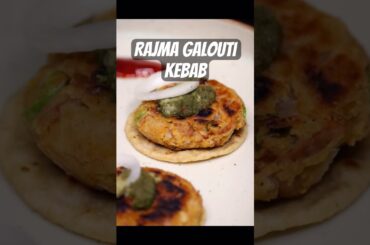 Rajma Galouti Kebab Recipe | Veg Galouti Kebab for Weight Loss | High Protein Snack #shorts #recipe
