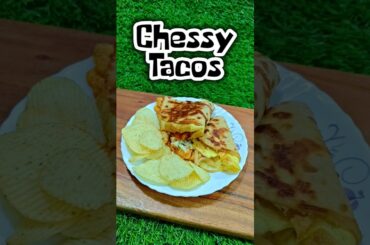 Cheesy Tacos from Leftover Roti|Easy&Healthy Recipe #shorts #trending #shortsfeed #youtubeshorts