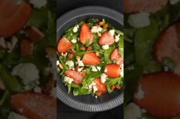 Weight Loss Salad Recipe | Strawberry Spinach Salad | Healthy Indian Salad Recipe | Salad Recipes
