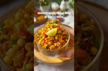 Quick Crunchy Maggi Bhel | IPL Special Snack #shorts #ytshorts #viralreels #trending #ipl #easyrecip