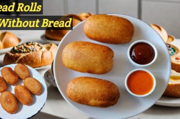 Bread Rolls Without Bread | Easy No-Bread Snack Recipe | Crispy & Tasty!