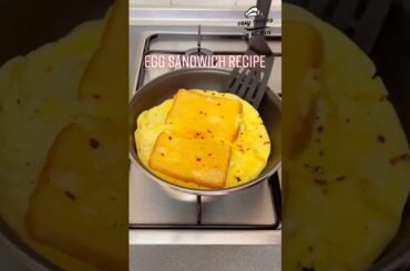 Breakfast Egg Sandwich Hack | Healthy One Pan Egg Toast #sandwich #shortsfeed #short