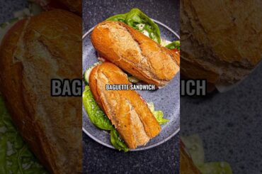 Baguette Sandwich #baguette #shorts #bread #foodshorts