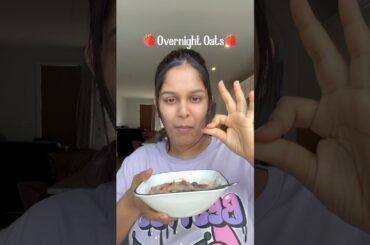 Overnight soaked Oats recipe | just amazing #oats #healthy #dietfood #weightloss #shortvideo