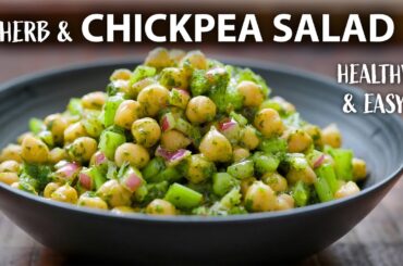 CHICKPEA SALAD Recipe | Easy Vegetarian and Vegan Meals | Chickpea Recipes