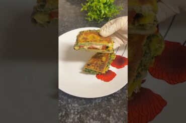 Breakfast egg sandwich/ one pan egg toast #shorts #food #breakfastideas #shortsviral #trendingshorts