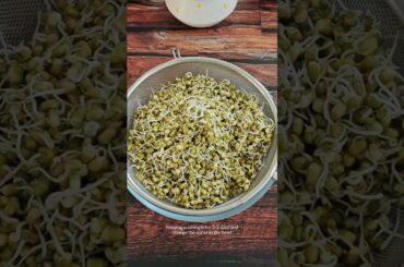 Moong Sprout Salad, Sprout Salad Recipe, How to make sprouts at home