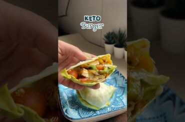 Keto Burger | No Bun Burger #healthyrecipes #shorts #ytshorts #ketoburger #trending #viralshort