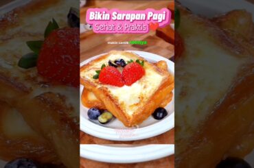 Sehat & Praktis : Roti Sarapan Pagi #food #kuliner #resep #roti
