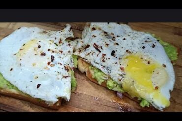 Avacado egg sandwich recipe quick and easy super healthy, Easy breakfast Creamyavacado egg sandwich