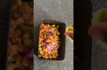 Healthy Chana chat recipe #shorts #chanachatrecipe #weightloss