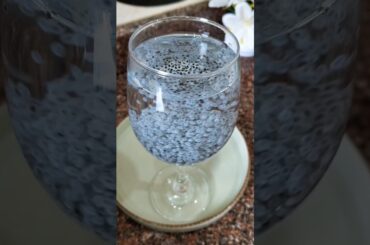 Sabja Seeds Benefits with recipe | #shortsfeed #ytshorts #shorts #recipe #food