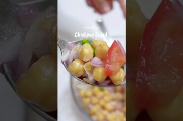 Healthy chickpeas salad #shorts #salad #healthy