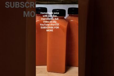Homemade juice #shortvideo #healthyrecipes #juicerecipes #homemade