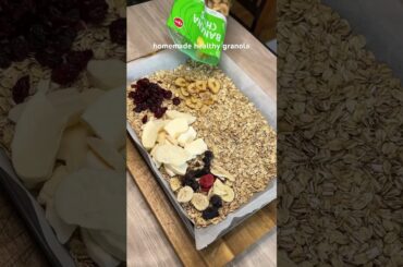 #healthyrecipes #healthyfood #homemadegranola