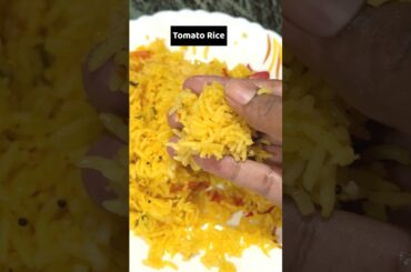 Tomato Rice | Thakkali sadam | Simple Recipe #viral #recipe #food #healthy #tomato #shorts